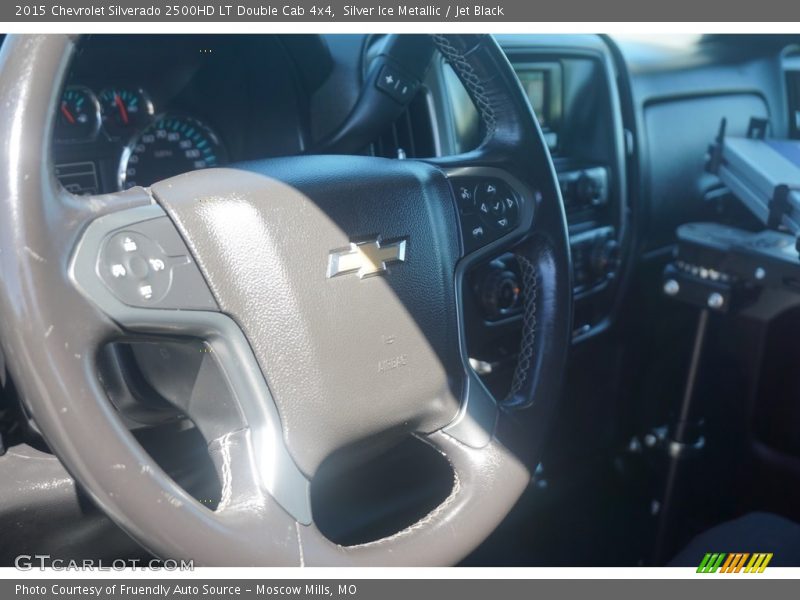 Silver Ice Metallic / Jet Black 2015 Chevrolet Silverado 2500HD LT Double Cab 4x4