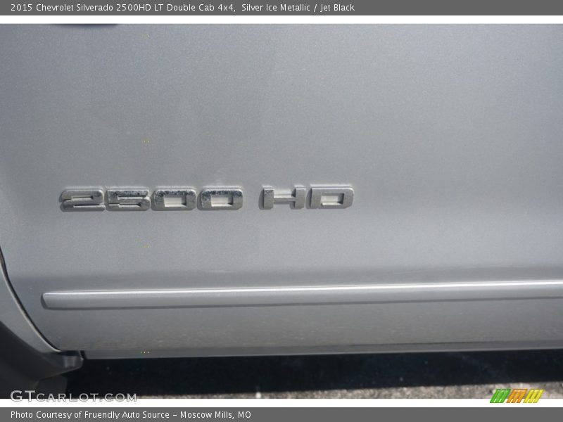 Silver Ice Metallic / Jet Black 2015 Chevrolet Silverado 2500HD LT Double Cab 4x4