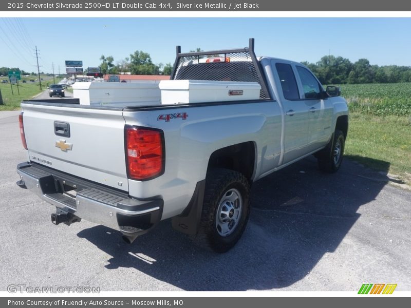 Silver Ice Metallic / Jet Black 2015 Chevrolet Silverado 2500HD LT Double Cab 4x4