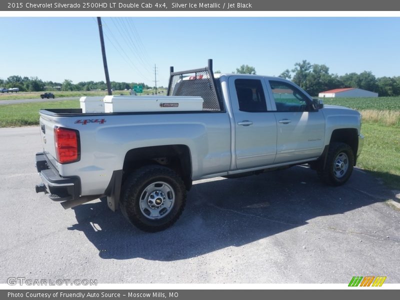 Silver Ice Metallic / Jet Black 2015 Chevrolet Silverado 2500HD LT Double Cab 4x4