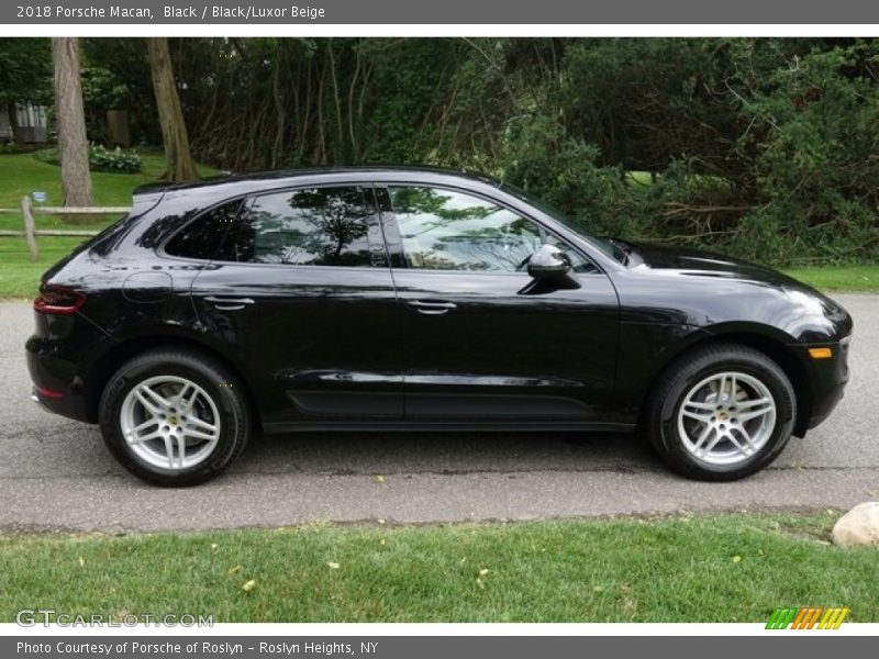Black / Black/Luxor Beige 2018 Porsche Macan