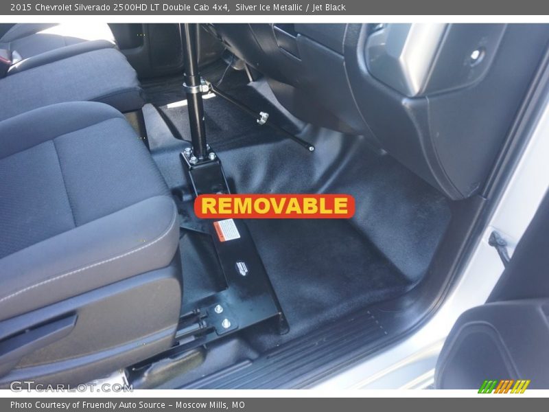 Silver Ice Metallic / Jet Black 2015 Chevrolet Silverado 2500HD LT Double Cab 4x4