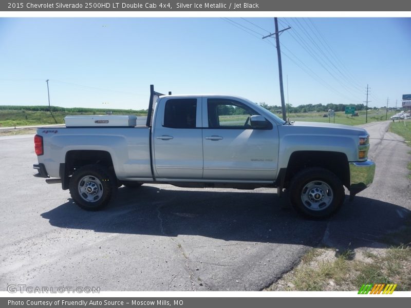 Silver Ice Metallic / Jet Black 2015 Chevrolet Silverado 2500HD LT Double Cab 4x4