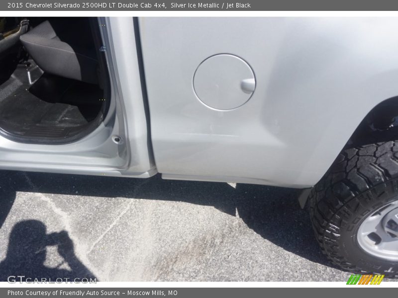 Silver Ice Metallic / Jet Black 2015 Chevrolet Silverado 2500HD LT Double Cab 4x4