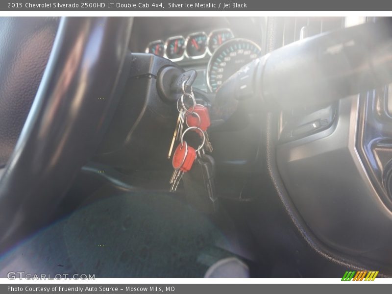 Silver Ice Metallic / Jet Black 2015 Chevrolet Silverado 2500HD LT Double Cab 4x4