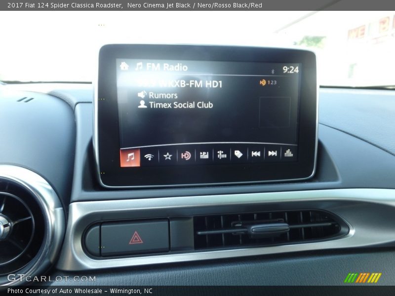 Nero Cinema Jet Black / Nero/Rosso Black/Red 2017 Fiat 124 Spider Classica Roadster