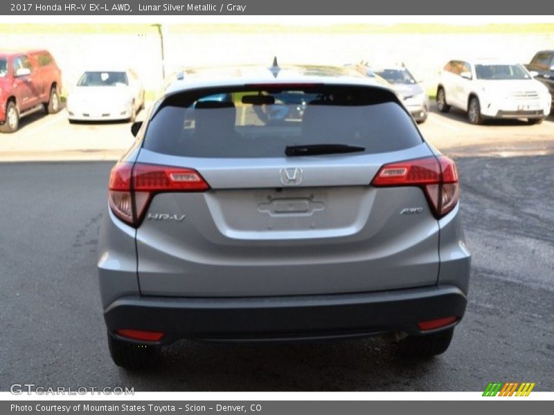 Lunar Silver Metallic / Gray 2017 Honda HR-V EX-L AWD