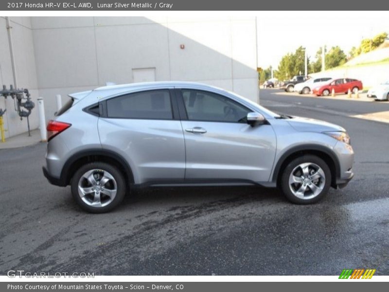 Lunar Silver Metallic / Gray 2017 Honda HR-V EX-L AWD