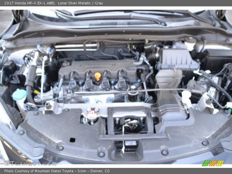 Lunar Silver Metallic / Gray 2017 Honda HR-V EX-L AWD