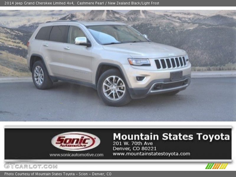 Cashmere Pearl / New Zealand Black/Light Frost 2014 Jeep Grand Cherokee Limited 4x4