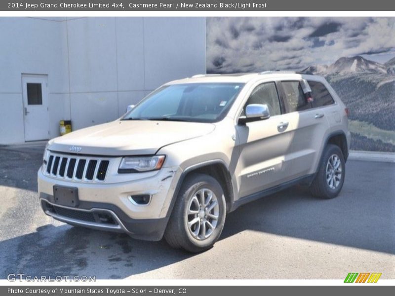 Cashmere Pearl / New Zealand Black/Light Frost 2014 Jeep Grand Cherokee Limited 4x4