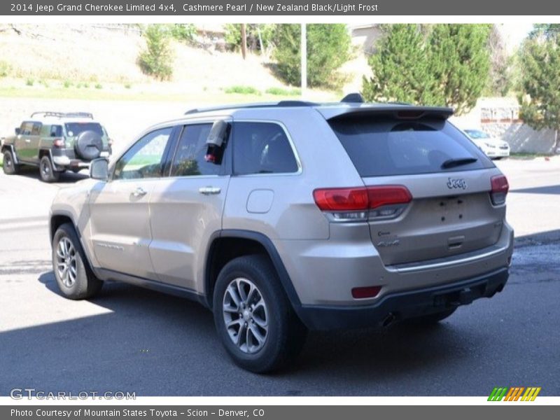 Cashmere Pearl / New Zealand Black/Light Frost 2014 Jeep Grand Cherokee Limited 4x4