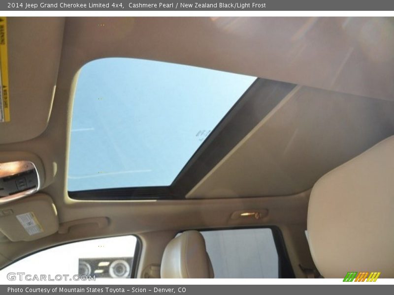 Cashmere Pearl / New Zealand Black/Light Frost 2014 Jeep Grand Cherokee Limited 4x4