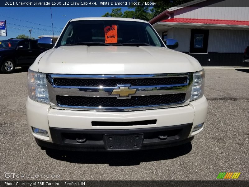 White Diamond Tricoat / Ebony 2011 Chevrolet Silverado 1500 LTZ Crew Cab 4x4