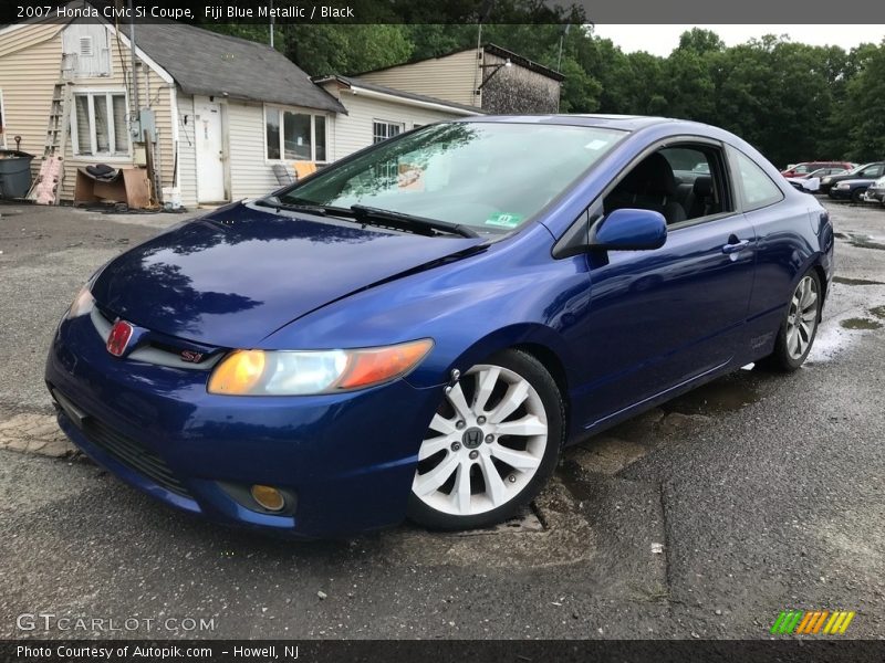 Fiji Blue Metallic / Black 2007 Honda Civic Si Coupe