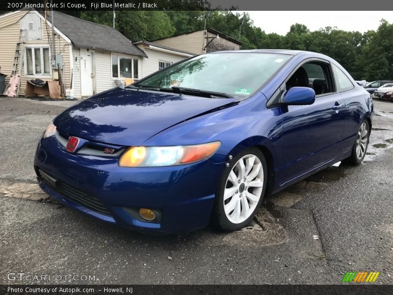 Fiji Blue Metallic / Black 2007 Honda Civic Si Coupe