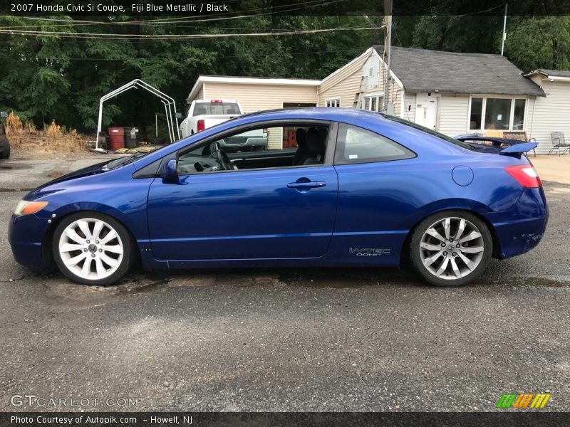 Fiji Blue Metallic / Black 2007 Honda Civic Si Coupe