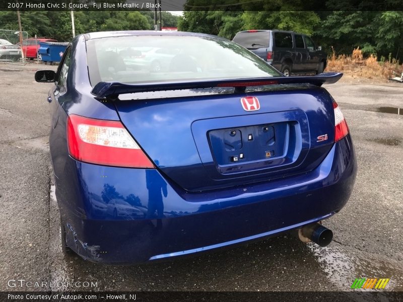 Fiji Blue Metallic / Black 2007 Honda Civic Si Coupe