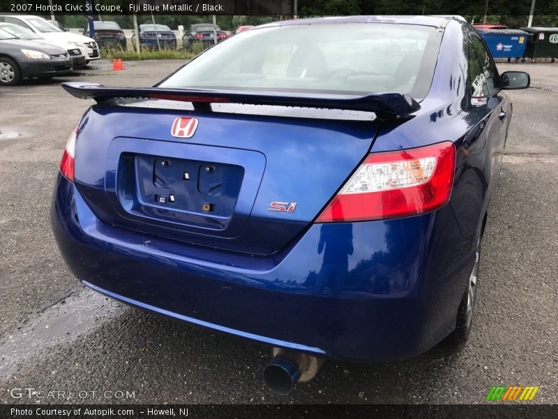 Fiji Blue Metallic / Black 2007 Honda Civic Si Coupe
