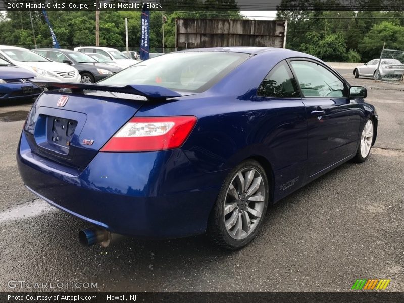 Fiji Blue Metallic / Black 2007 Honda Civic Si Coupe