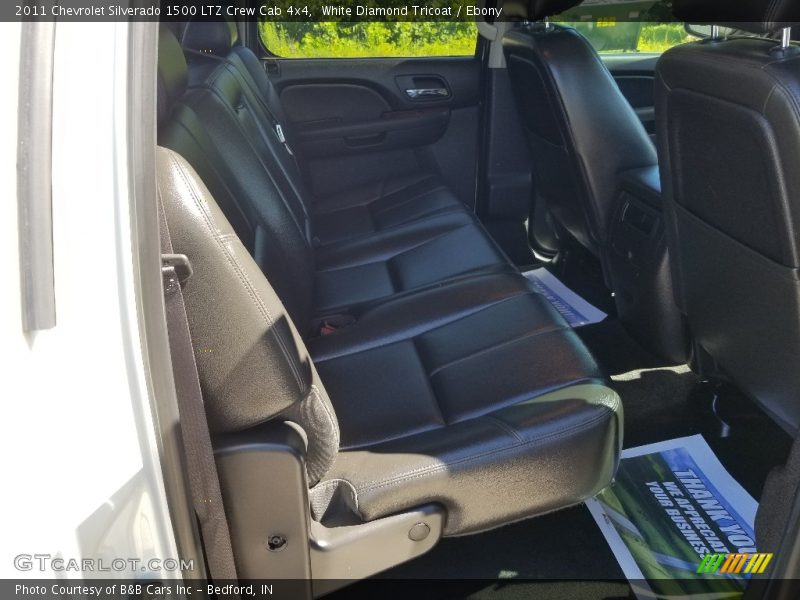 White Diamond Tricoat / Ebony 2011 Chevrolet Silverado 1500 LTZ Crew Cab 4x4