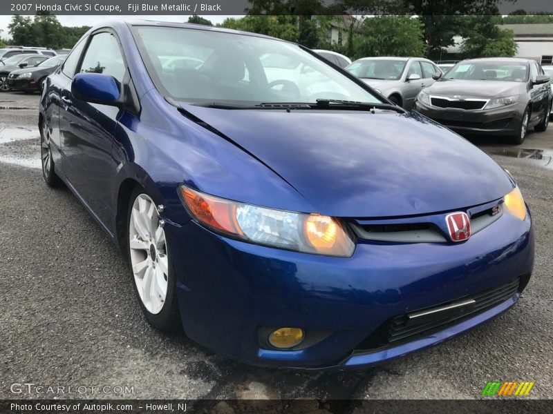 Fiji Blue Metallic / Black 2007 Honda Civic Si Coupe