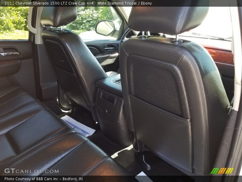 White Diamond Tricoat / Ebony 2011 Chevrolet Silverado 1500 LTZ Crew Cab 4x4
