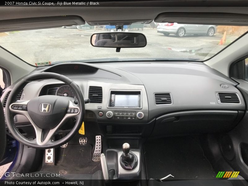 Fiji Blue Metallic / Black 2007 Honda Civic Si Coupe