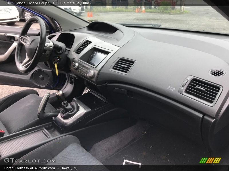 Fiji Blue Metallic / Black 2007 Honda Civic Si Coupe