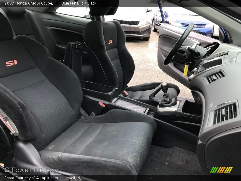 Fiji Blue Metallic / Black 2007 Honda Civic Si Coupe