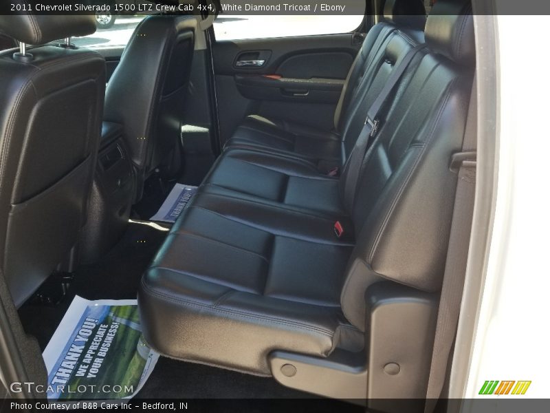 White Diamond Tricoat / Ebony 2011 Chevrolet Silverado 1500 LTZ Crew Cab 4x4
