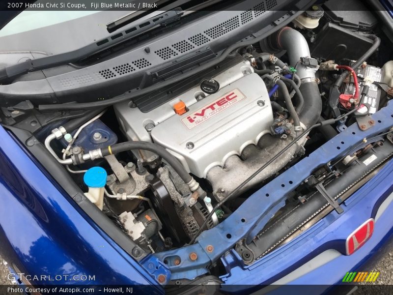 Fiji Blue Metallic / Black 2007 Honda Civic Si Coupe