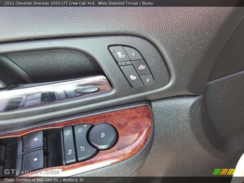 White Diamond Tricoat / Ebony 2011 Chevrolet Silverado 1500 LTZ Crew Cab 4x4