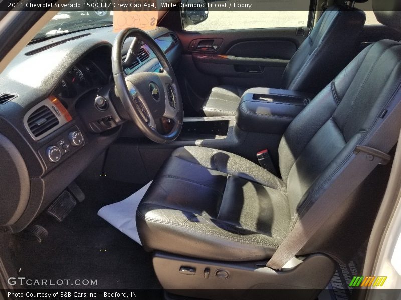 White Diamond Tricoat / Ebony 2011 Chevrolet Silverado 1500 LTZ Crew Cab 4x4
