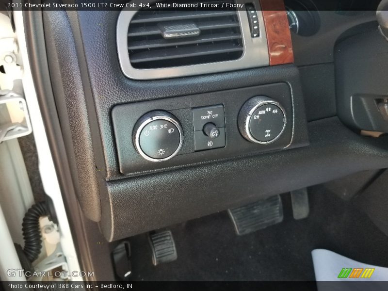 White Diamond Tricoat / Ebony 2011 Chevrolet Silverado 1500 LTZ Crew Cab 4x4