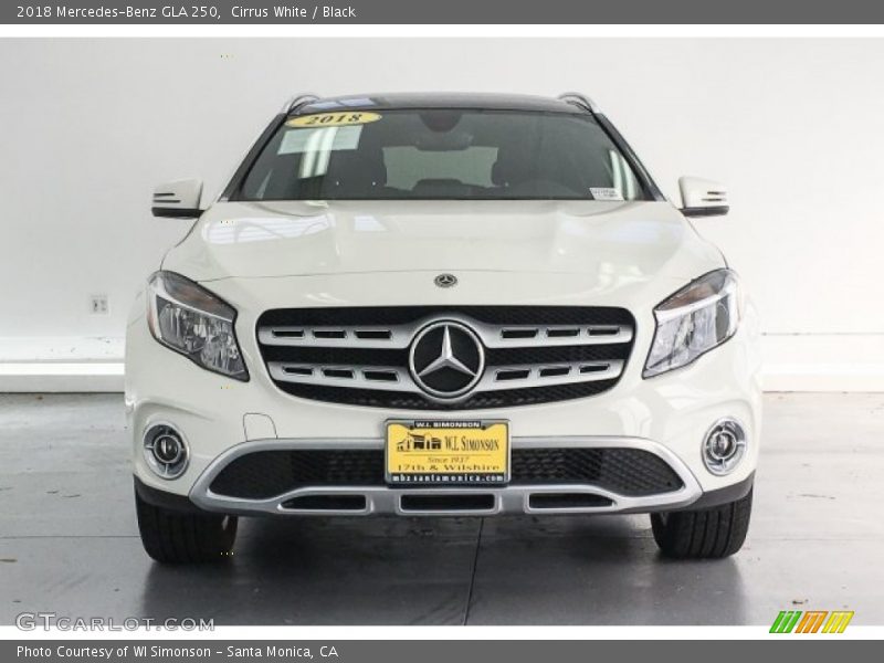 Cirrus White / Black 2018 Mercedes-Benz GLA 250