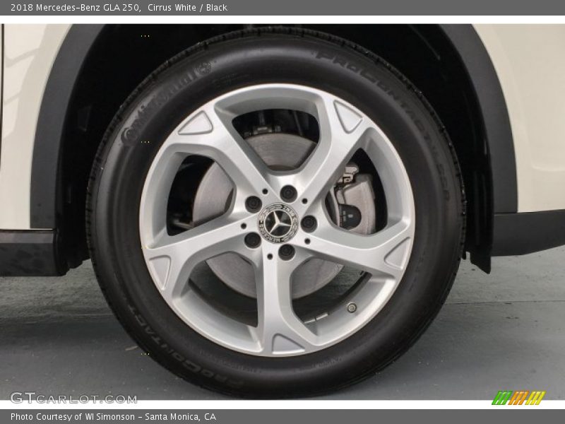 Cirrus White / Black 2018 Mercedes-Benz GLA 250