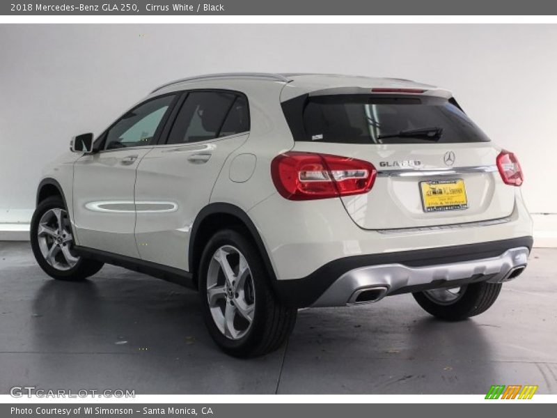 Cirrus White / Black 2018 Mercedes-Benz GLA 250