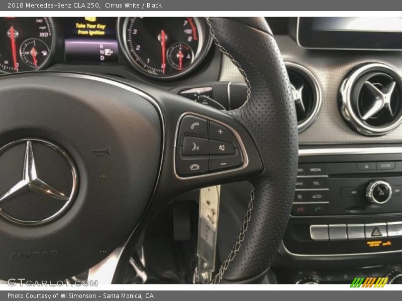 Cirrus White / Black 2018 Mercedes-Benz GLA 250