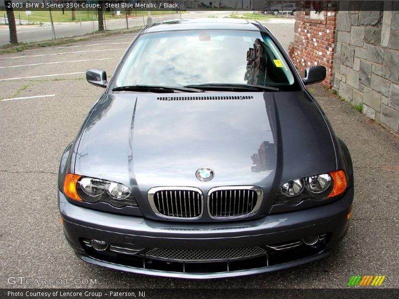 Steel Blue Metallic / Black 2003 BMW 3 Series 330i Coupe