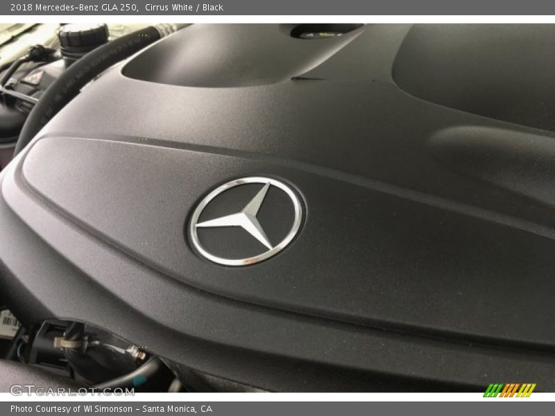 Cirrus White / Black 2018 Mercedes-Benz GLA 250