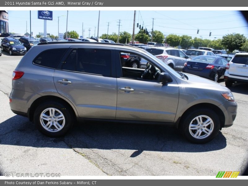 Mineral Gray / Gray 2011 Hyundai Santa Fe GLS AWD