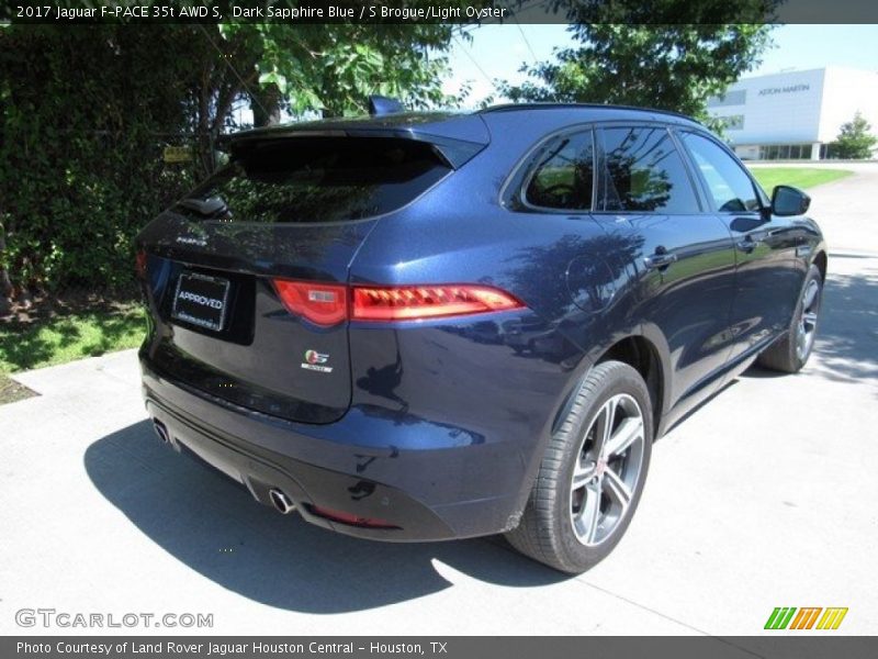 Dark Sapphire Blue / S Brogue/Light Oyster 2017 Jaguar F-PACE 35t AWD S