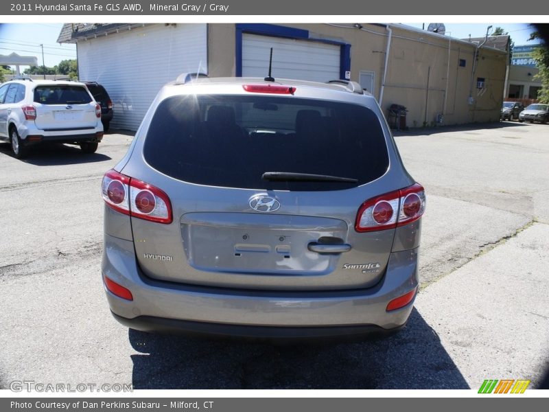 Mineral Gray / Gray 2011 Hyundai Santa Fe GLS AWD