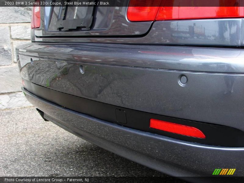 Steel Blue Metallic / Black 2003 BMW 3 Series 330i Coupe