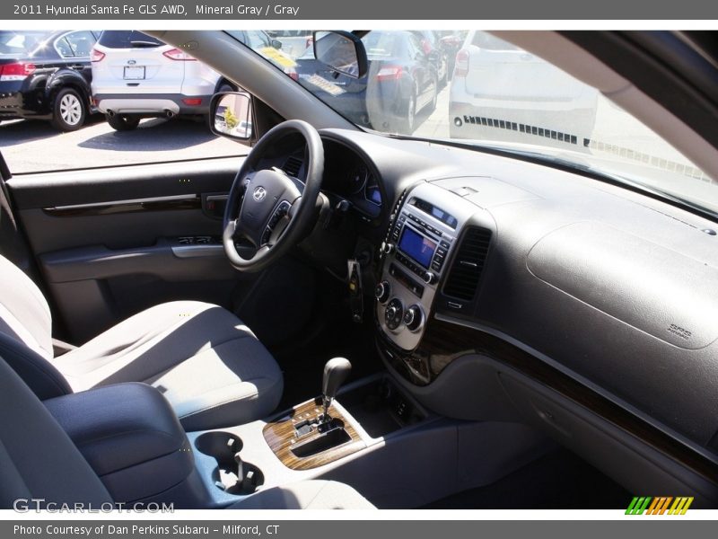 Mineral Gray / Gray 2011 Hyundai Santa Fe GLS AWD