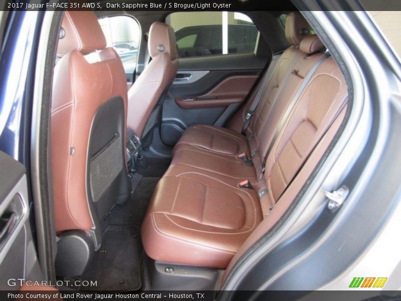Dark Sapphire Blue / S Brogue/Light Oyster 2017 Jaguar F-PACE 35t AWD S