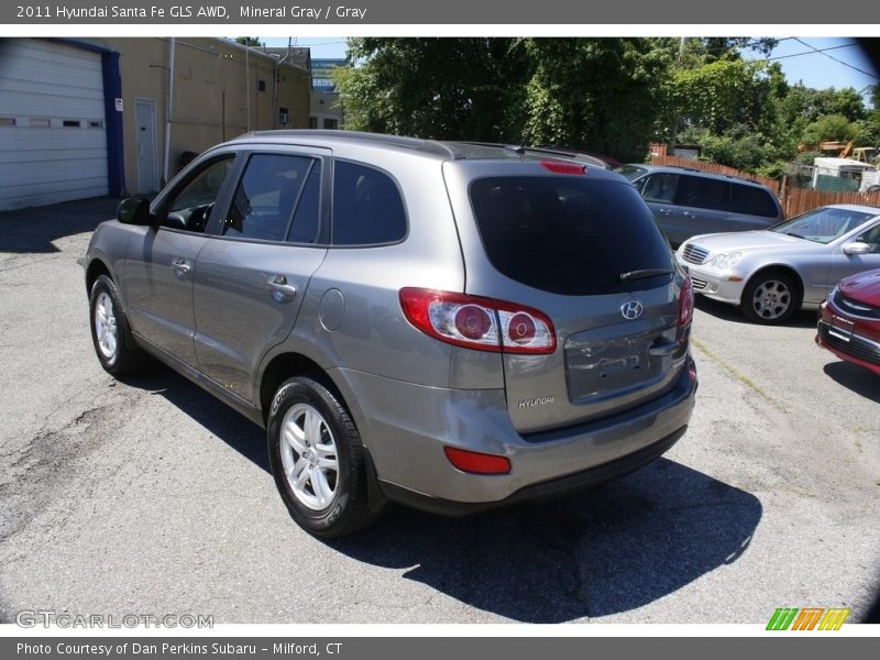 Mineral Gray / Gray 2011 Hyundai Santa Fe GLS AWD