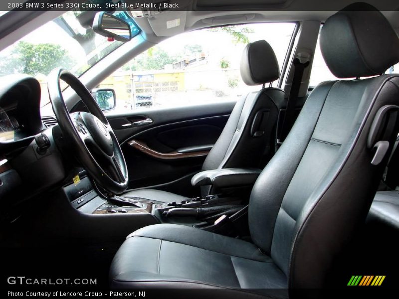 Steel Blue Metallic / Black 2003 BMW 3 Series 330i Coupe