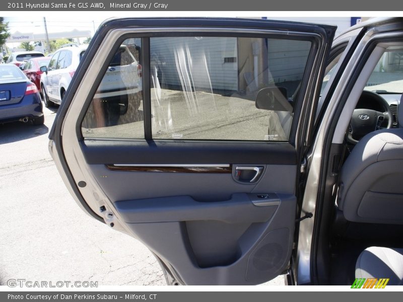 Mineral Gray / Gray 2011 Hyundai Santa Fe GLS AWD